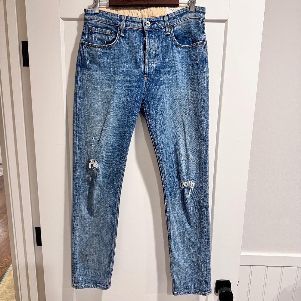 Rag & bone Rosa mid-rise boyfriend jeans - Picture 3 of 5